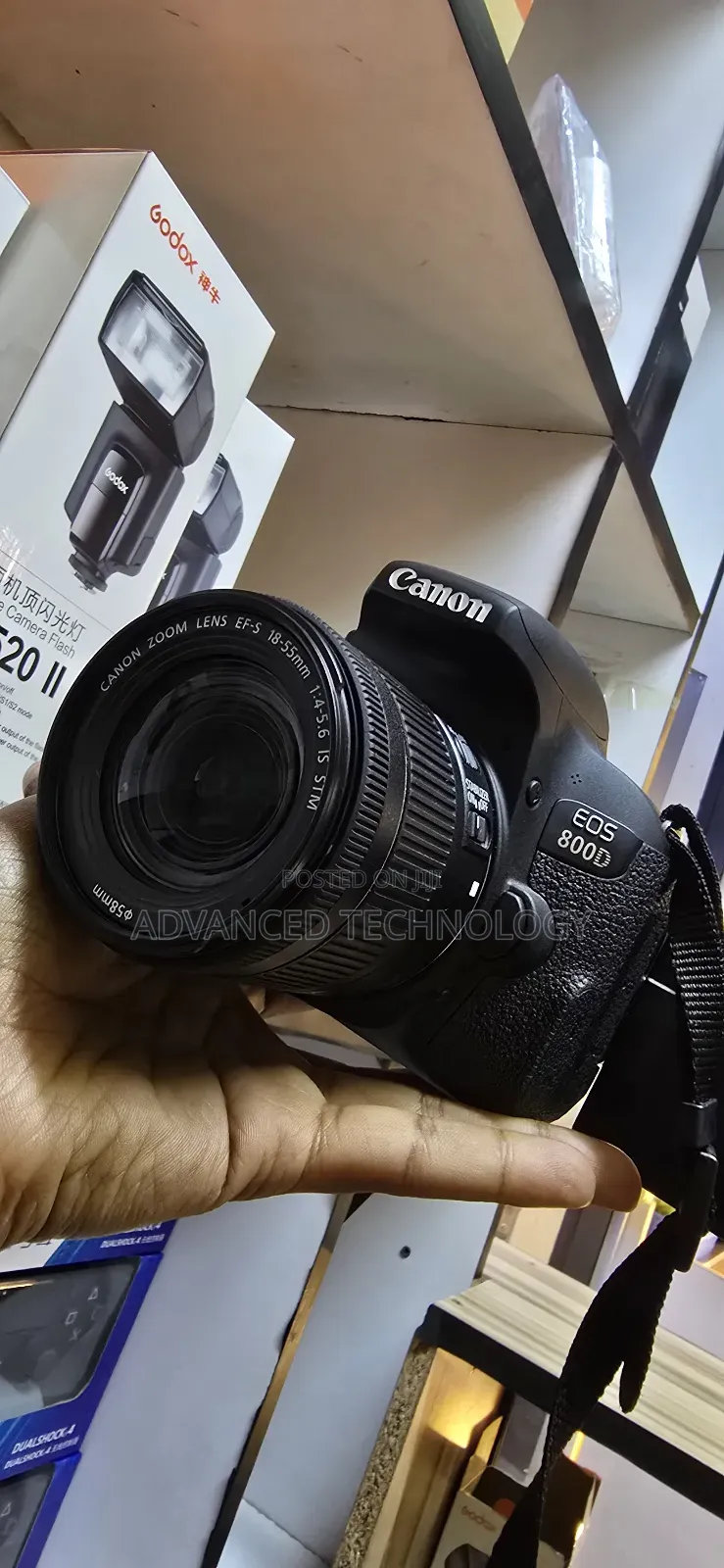 Canon 800d With STM Kit Lense 18-55m Orginal Charger and Battery