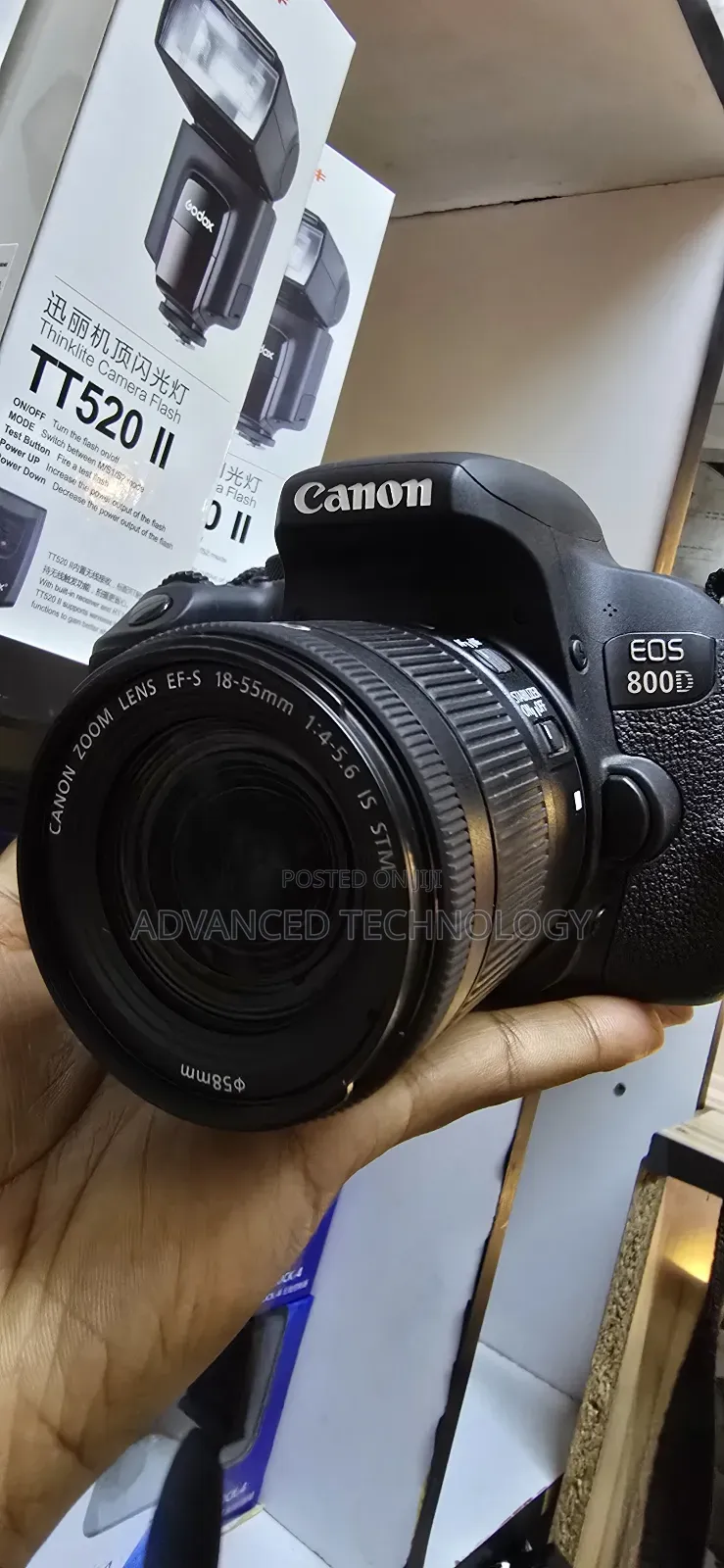 Canon 800d With STM Kit Lense 18-55m Orginal Charger and Battery