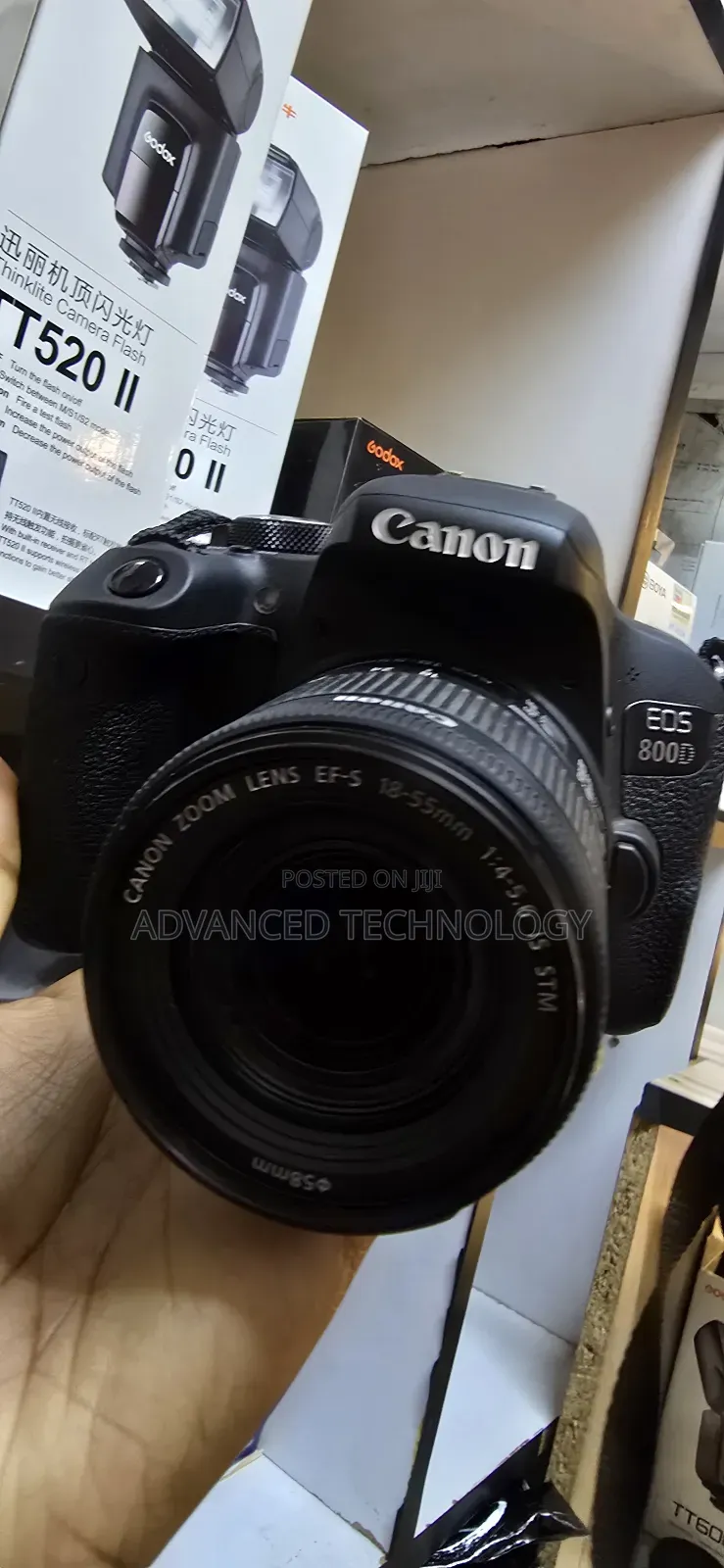 Canon 800d With STM Kit Lense 18-55m Orginal Charger and Battery