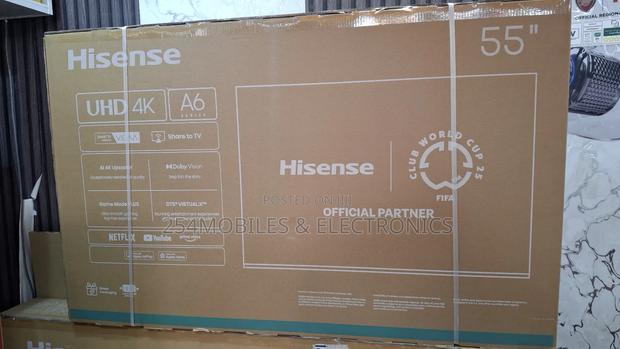 Hisense 55 Inch Uhd Smart Tv 55a6q