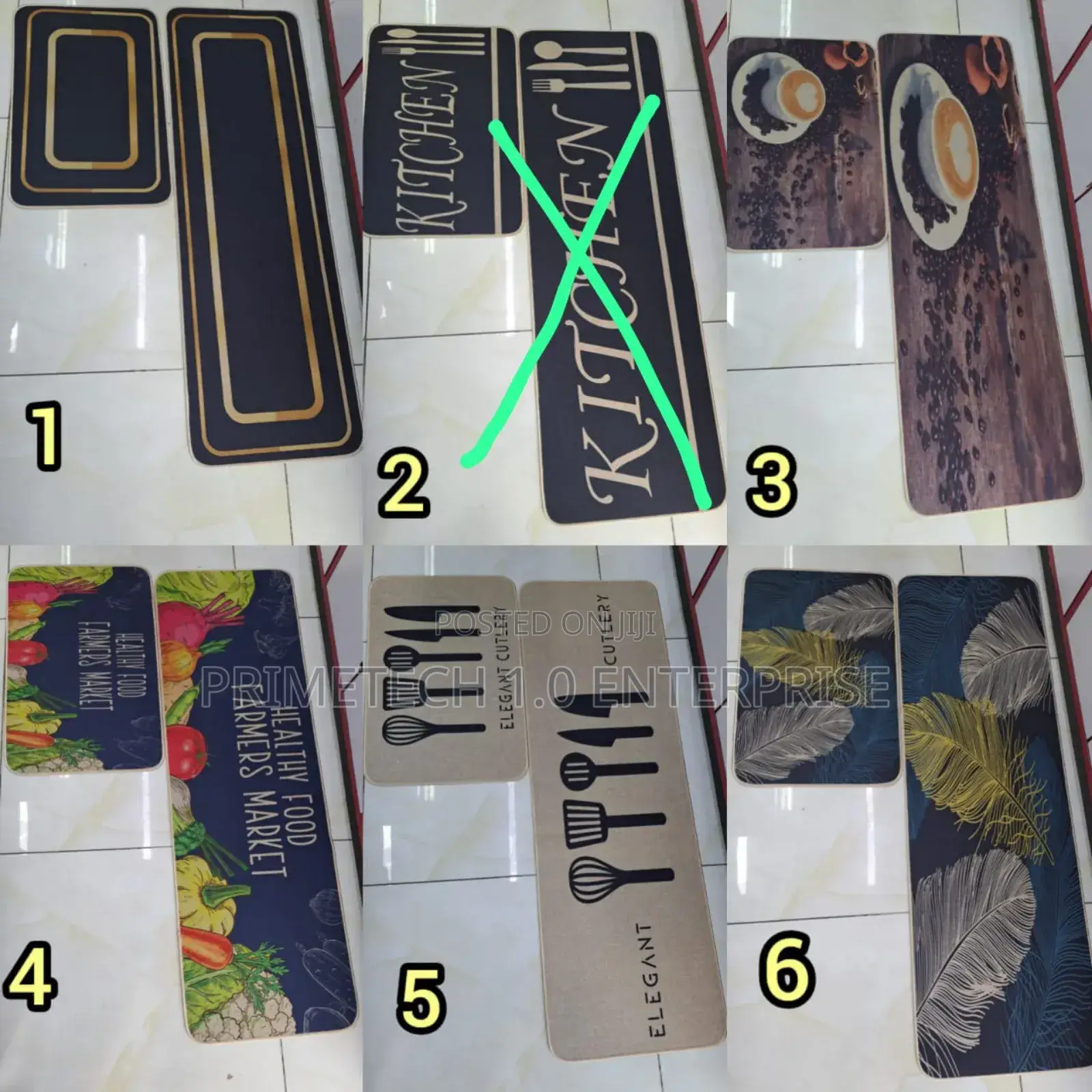 Kitchen Mat -2 PCS Set