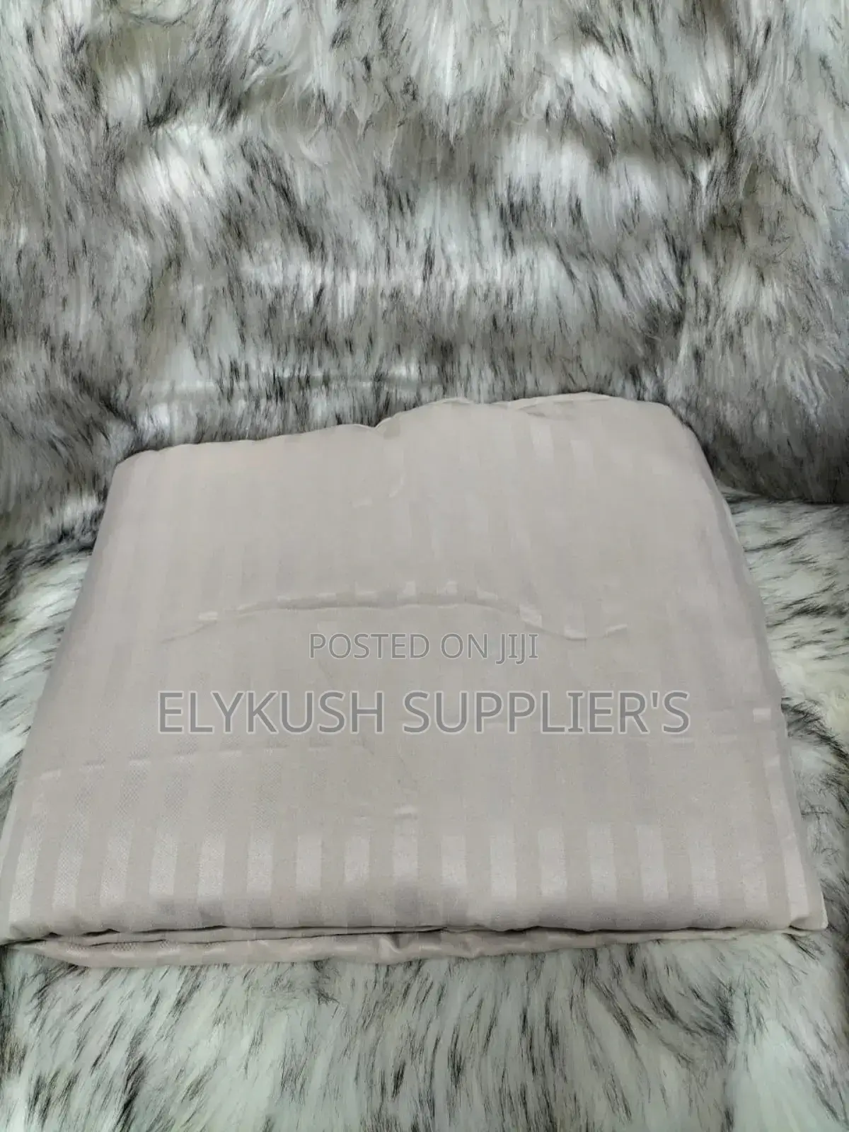 Extra King Size Strippedcotton Bedsheet*
 Size: *7*8 (250*270cm)*
