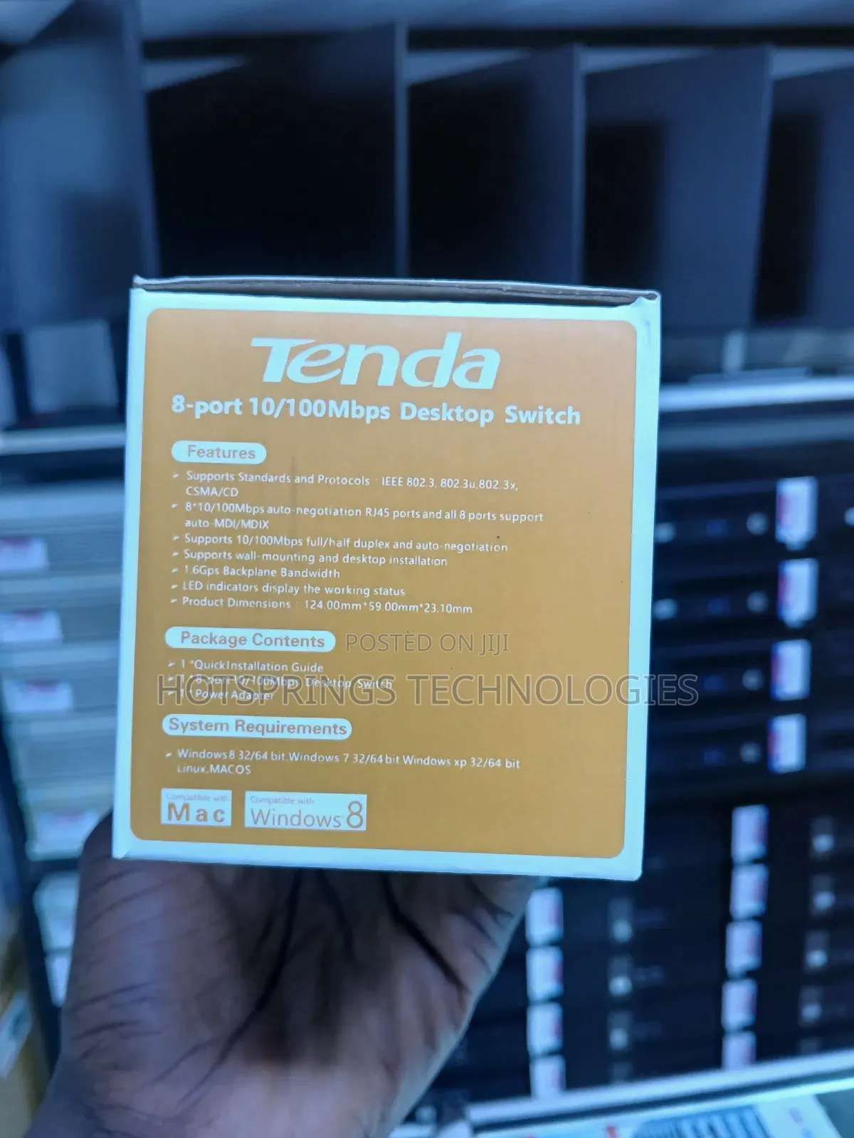 Tenda Desktop 8-Port Switch