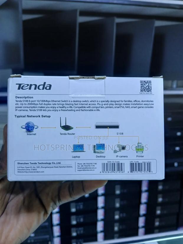 Tenda Desktop 8-Port Switch - thumbnail 4