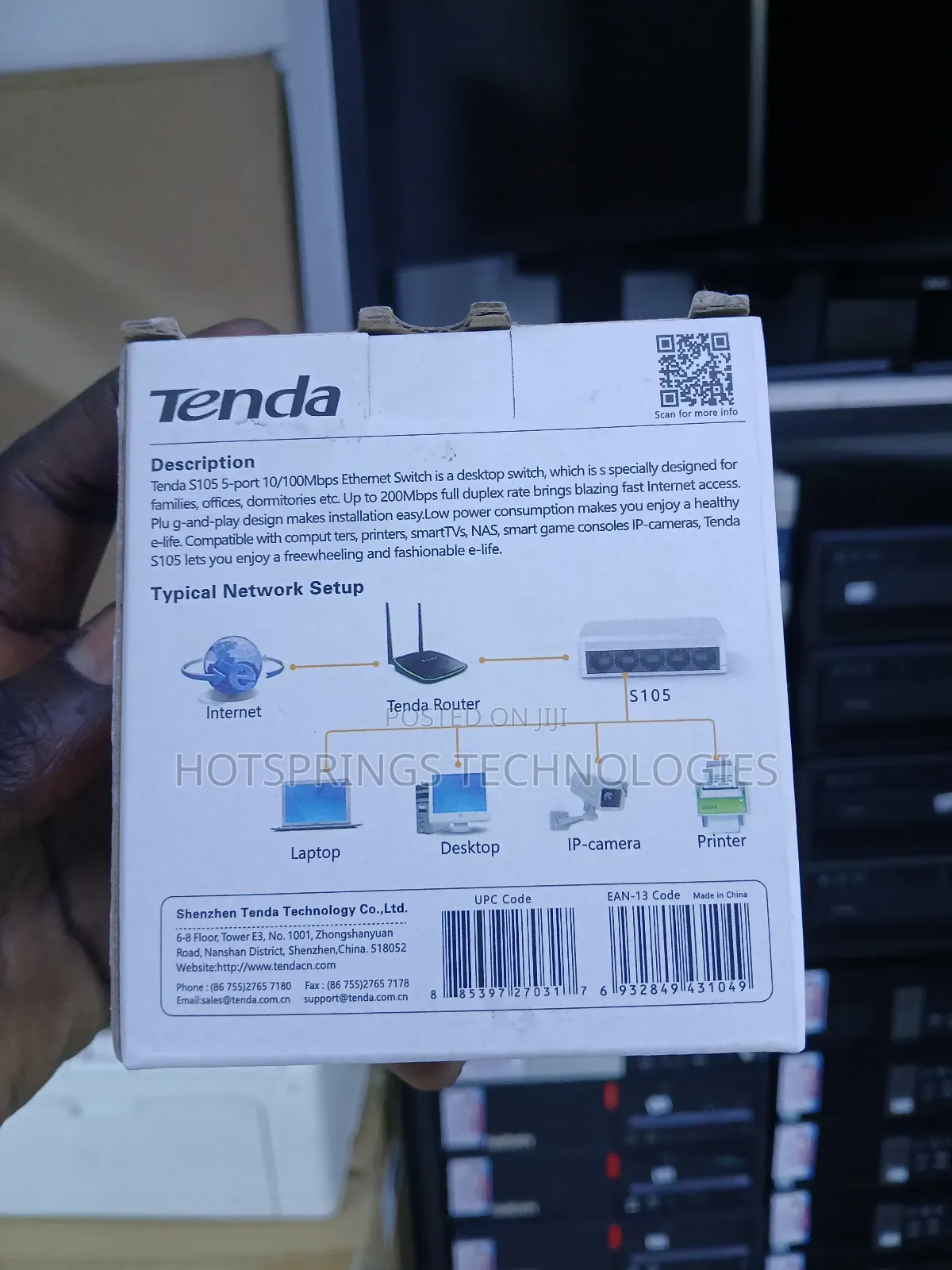 Tenda 5-Port Desktop Switch