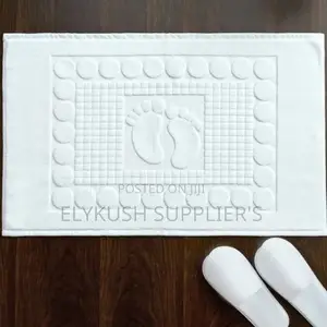 *White Cotton Bathmats/Floor Mats