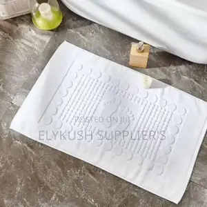 *White Cotton Bathmats/Floor Mats