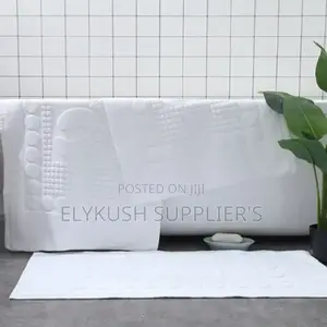 *White Cotton Bathmats/Floor Mats
