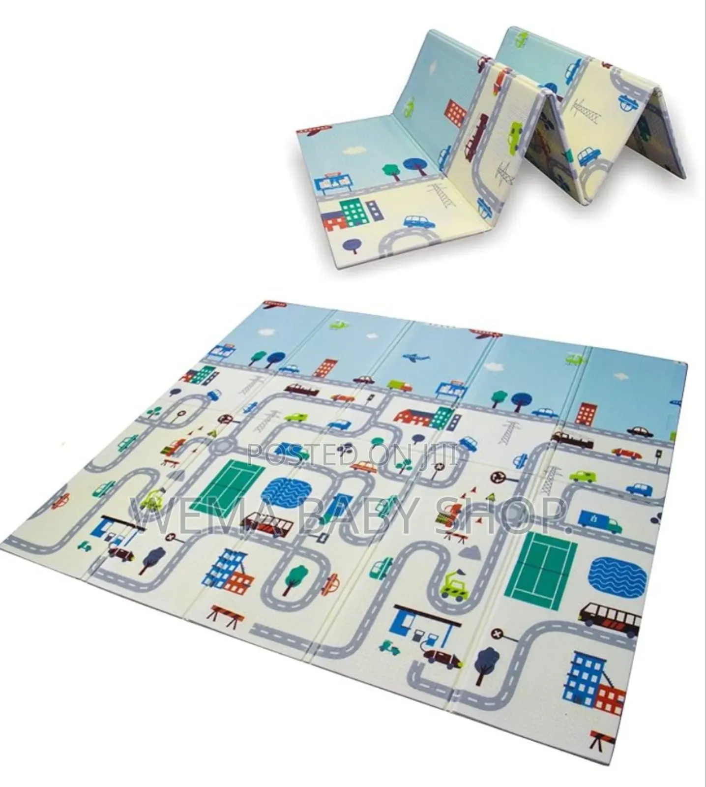 Foldable and Reversible Baby Crawling/Play Mat (1.8m X 2m)