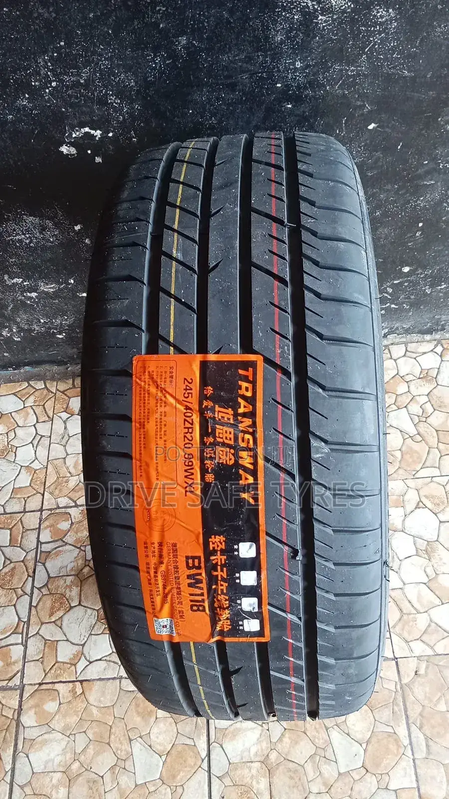 245/40 Zr 20 Transway Tyre Brand New