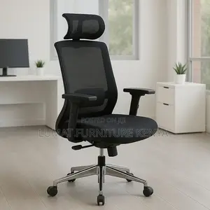 Ergonomic Swivel Office Chair With Armrests