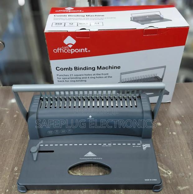 Office Point Combo Binding Machine - 21 Square 4 Ring Holes - main view