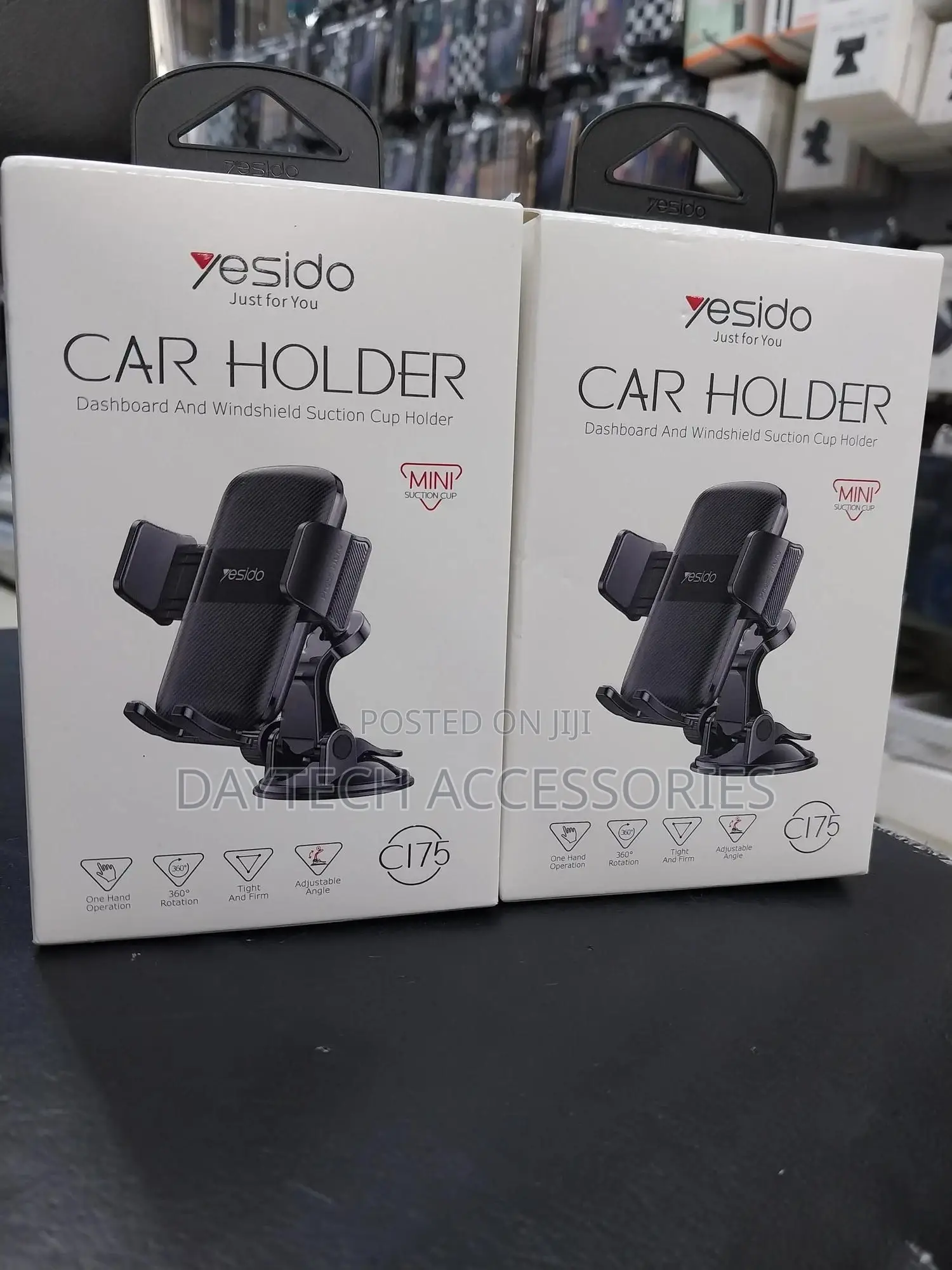 Yesido C175 Mini Suction Cup Dashboard Cell Phone Holder