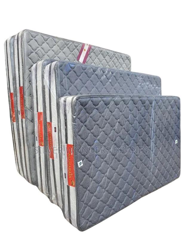 Maharaja Pocket Coil Spring Mattress With Pillow Top.4 X 6 9.5 Inches