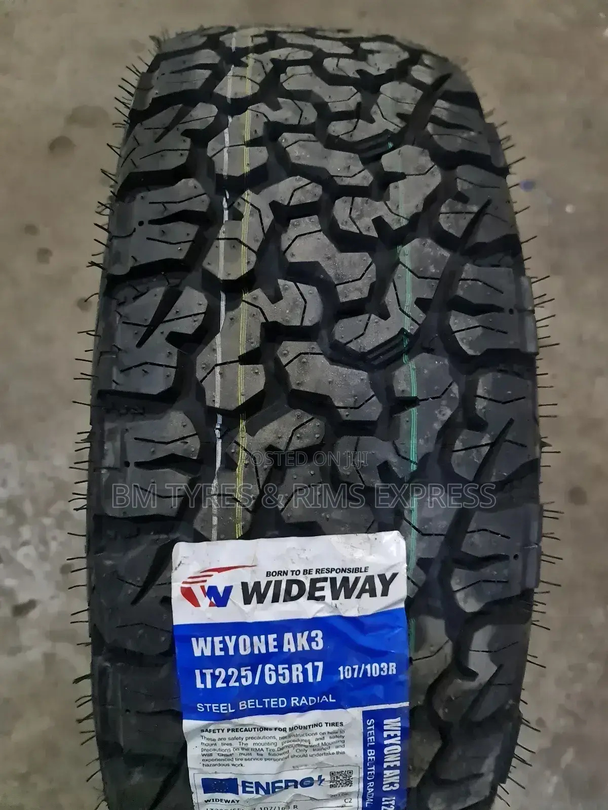 225 /65 R17 Wideway Tyres (All Terrrain)
