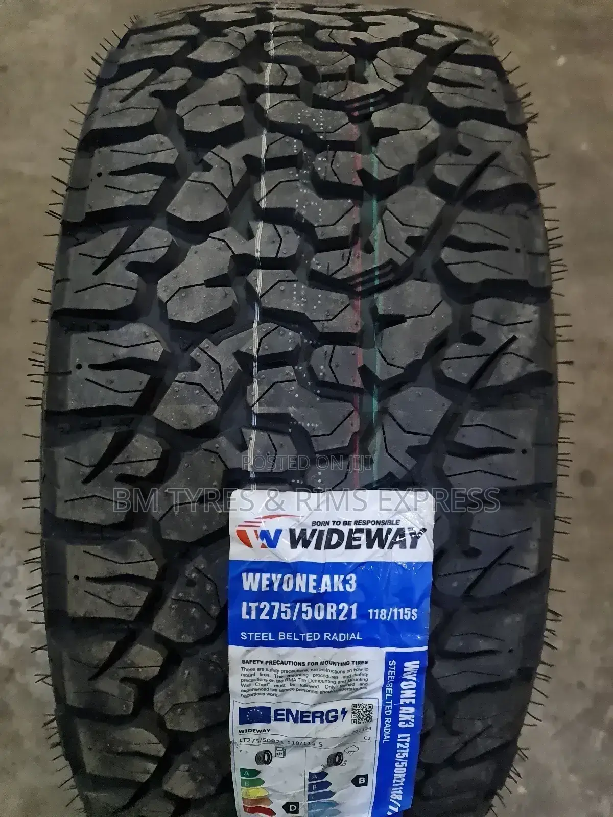 Lt 275 /50 R21 Wideway Tyres (All Terrrain).
