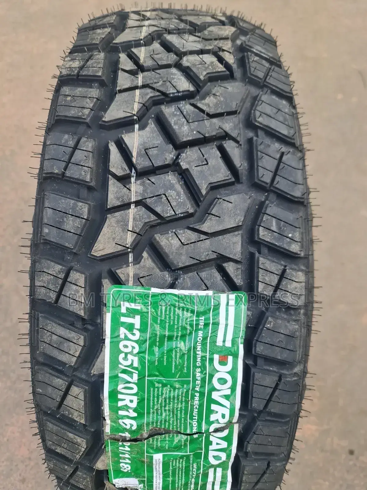Lt265 /70 R16 Davroad Tyres (All Terrrain)