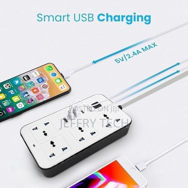Power Strip With 4 Ac Outlets, 3 Usb Ports 1 Type-C, Power Hub, Po - thumbnail 2