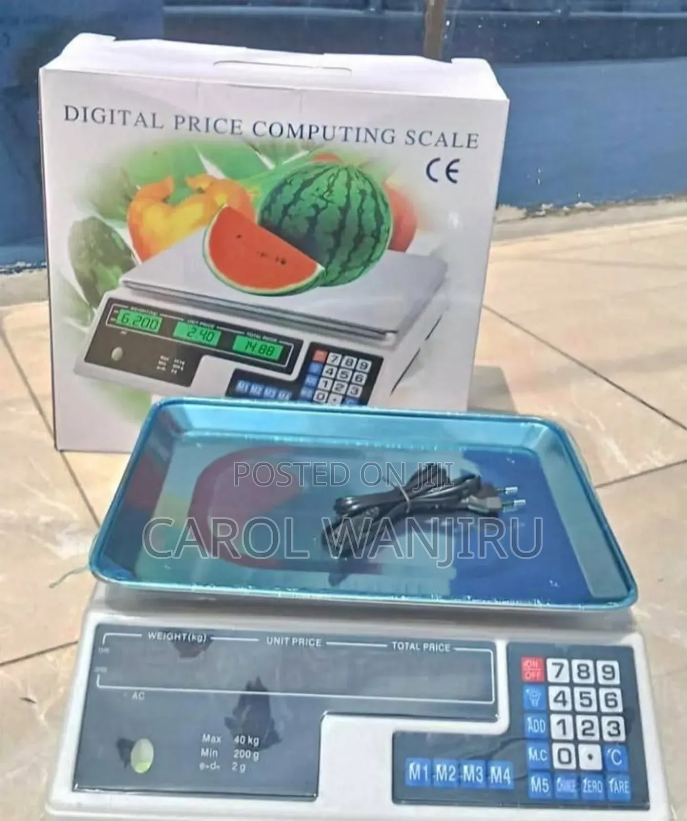Acs Armless 40kg Weigh Scale/Quality Machine