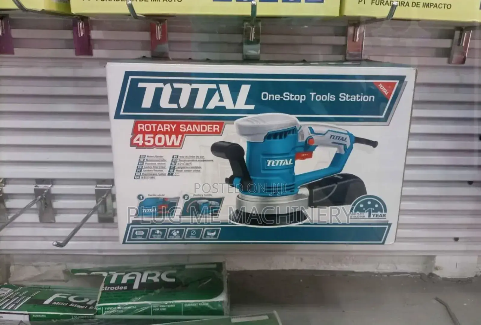Total Orbital Sander Machine) Electric 450w Orbital Sander Machine