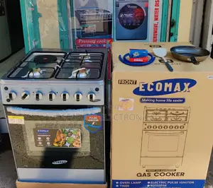 Ecomax 3+1, 50*55 - Free Gas Pipe, Spatula,Pan, 13kg Regulator Clips