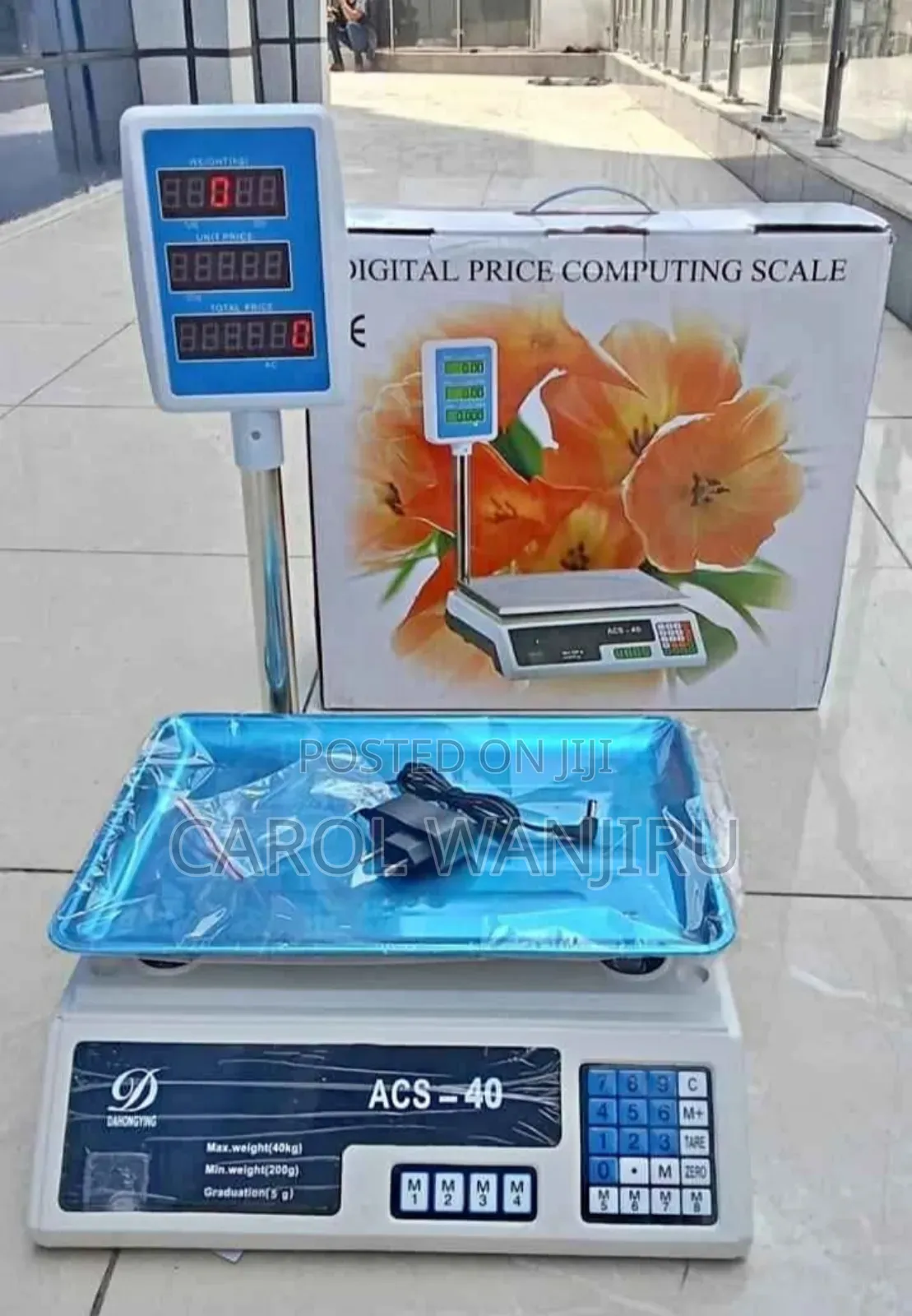 40 KGS Acs-40 Digital Computing Weighing Scale With Arm