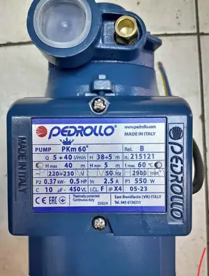 Pedrollo Water Pump 0.5hp/ Pedrollo Booster Pump PKM 60