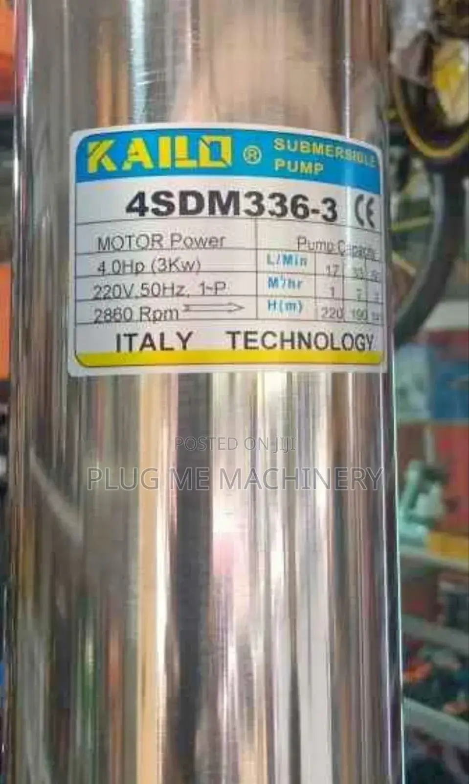 4.0hp Submersive Water Pump -Max 220m(660ft)