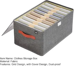 Dust Proof Transparent Cover Foldable Clothes Organizer Now Available