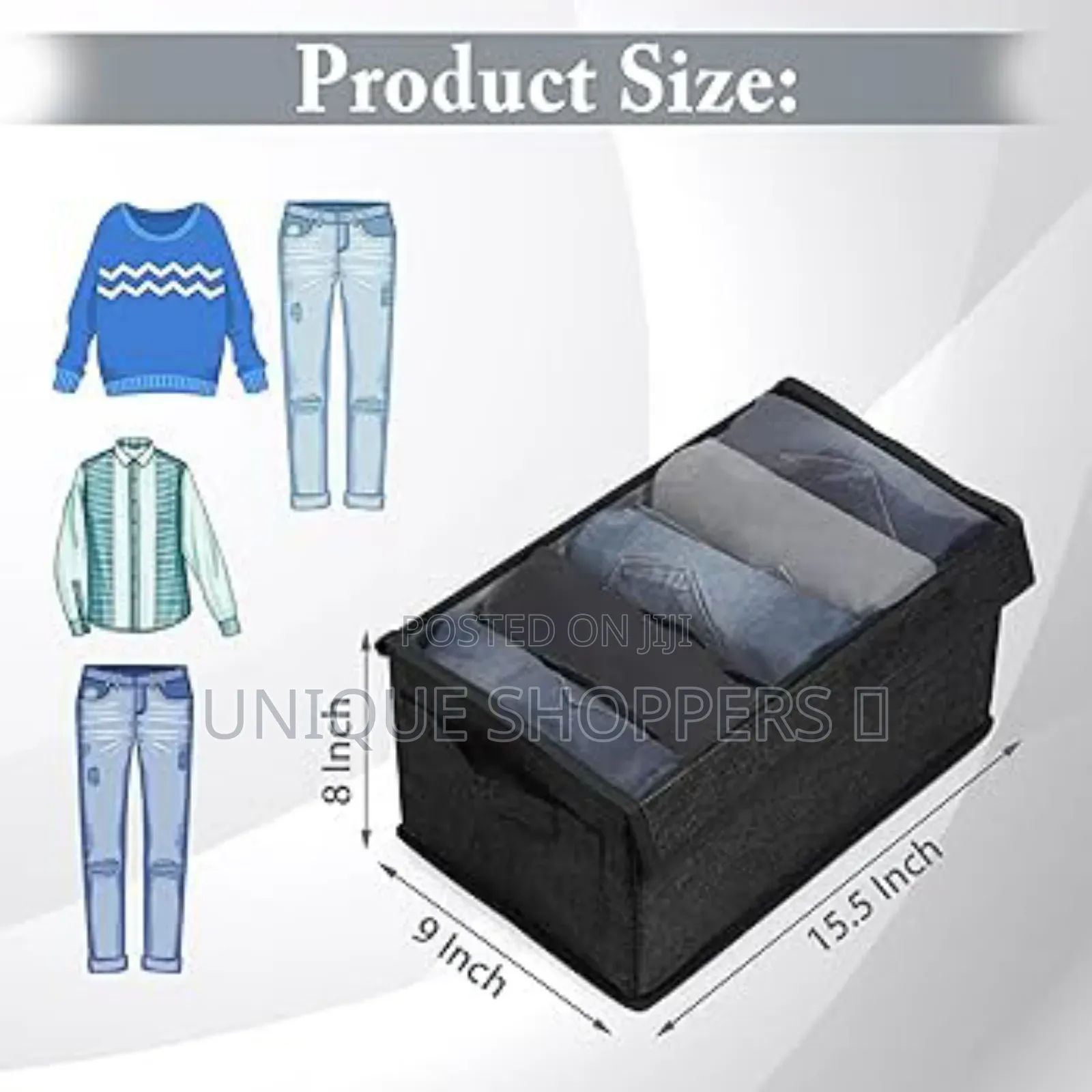 Dust Proof Transparent Cover Foldable Clothes Organizer Now Available