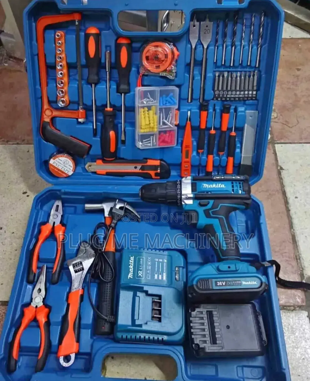 Makita Cordless Drill 36v With 2 Rechargeable Battery