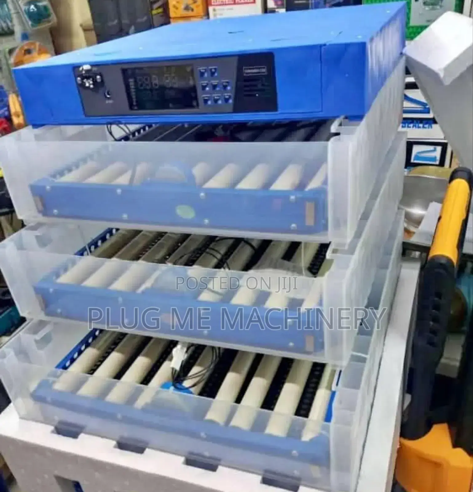 192 Eggs Automatic Ac Dc Incubator Machine