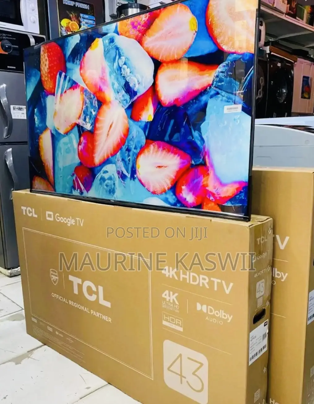 TCL 43 Inch Smart Google Tv 43v6c(2025) New