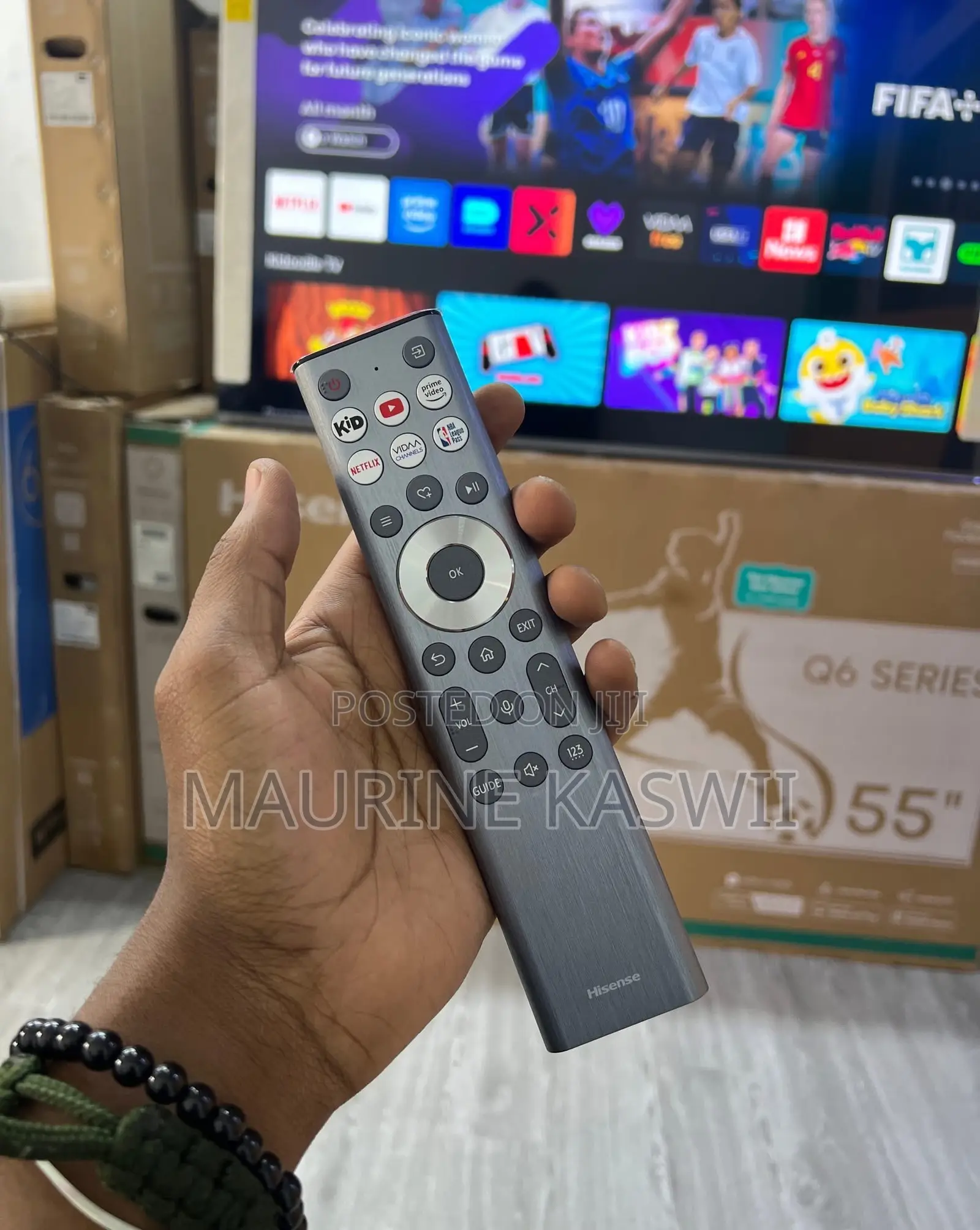Hisense 55” Q6n Qled Frameless Uhd Vida
