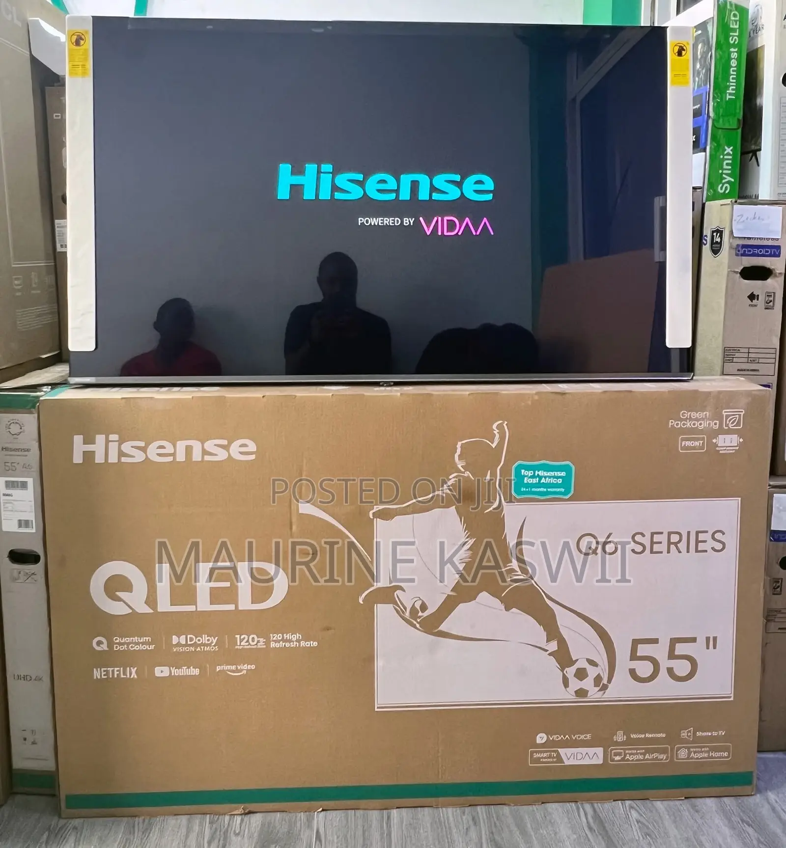 Hisense 55” Q6n Qled Frameless Uhd Vida