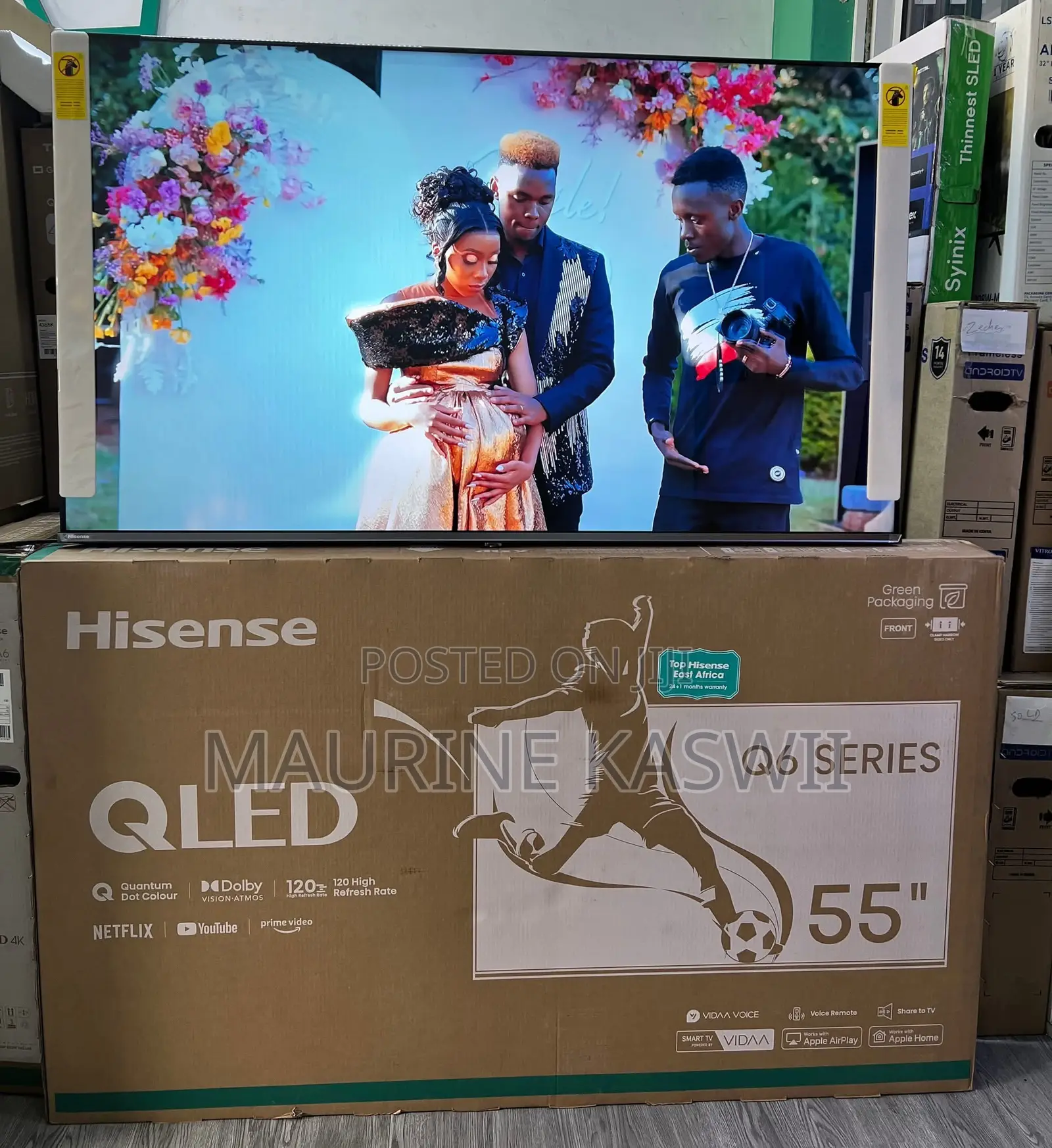 Hisense 55” Q6n Qled Frameless Uhd Vida