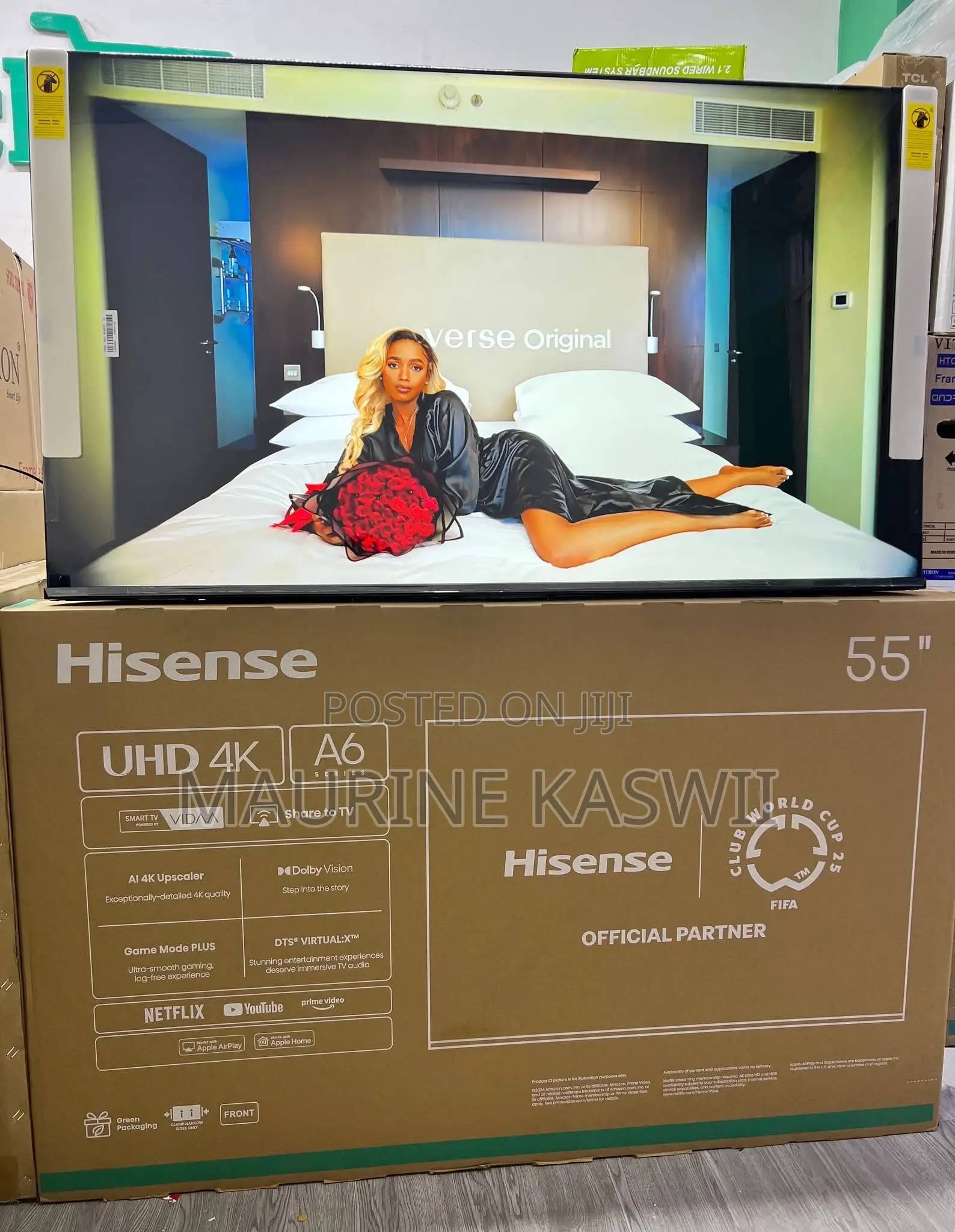 Hisense 55′′ 55a6n (New 2025) Series Vidaa Smart