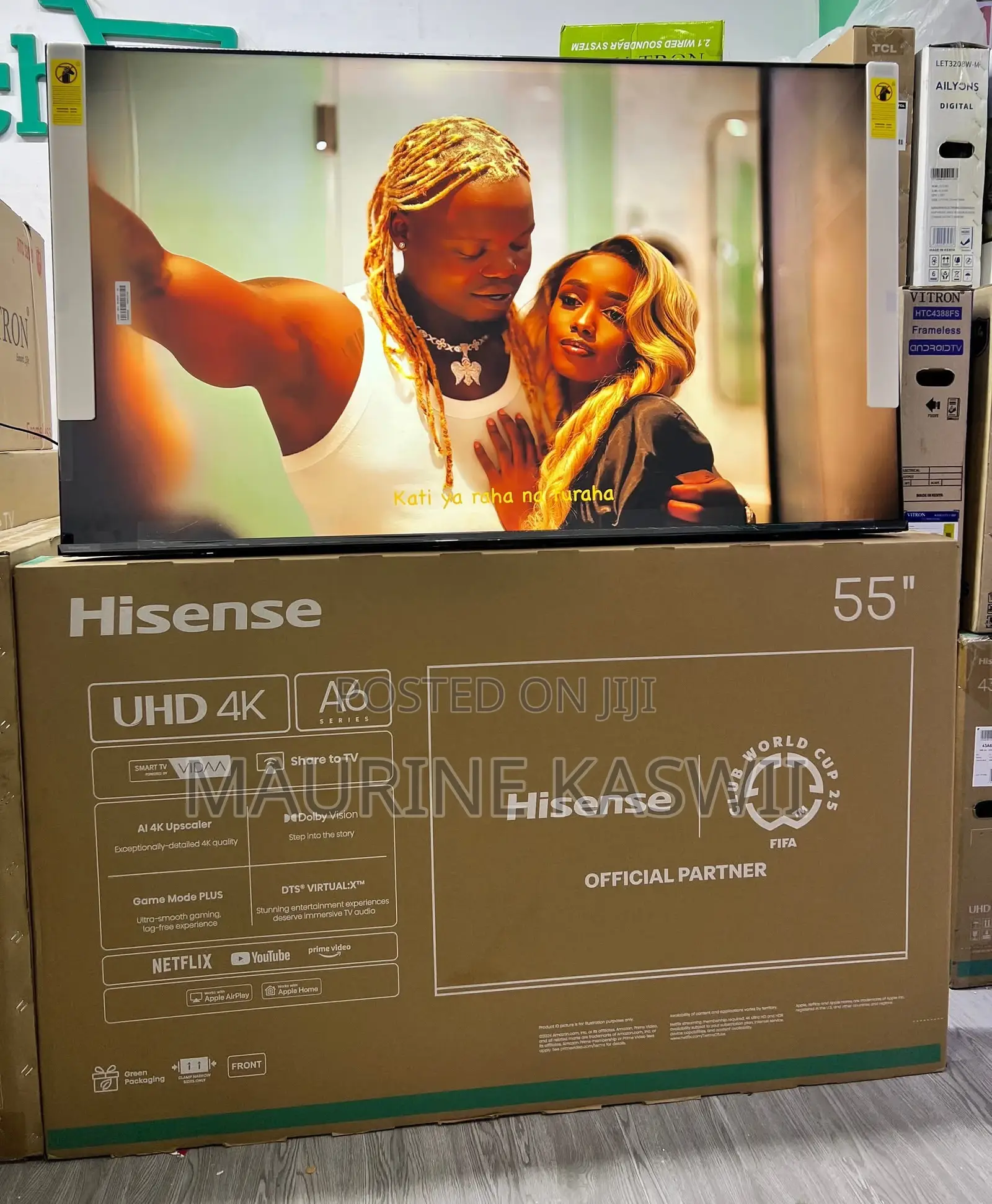 Hisense 55′′ 55a6n (New 2025) Series Vidaa Smart