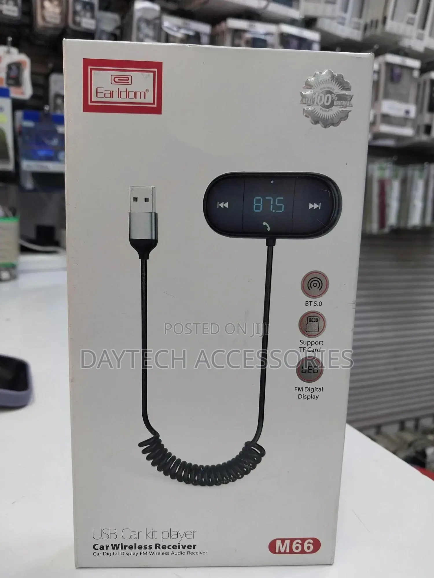 Earldom M66 Usb Car Kit Player Wireless Bluetooth Receiver