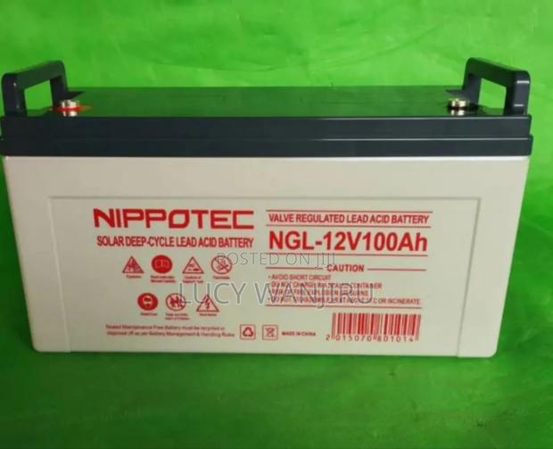 100ah Nippotec Deep Cycle Battery - main view