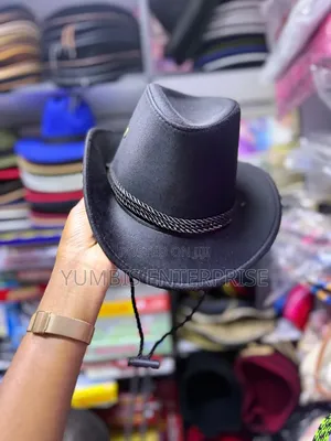 Black Small Size Kids Cbc Cowboy/Girl Hats