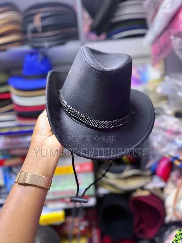 Black Small Size Kids Cbc Cowboy/Girl Hats
