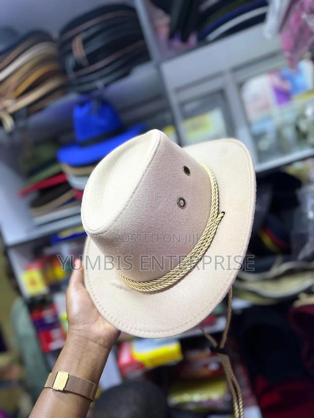 Beige Kids Cowboy Hat Kids Size