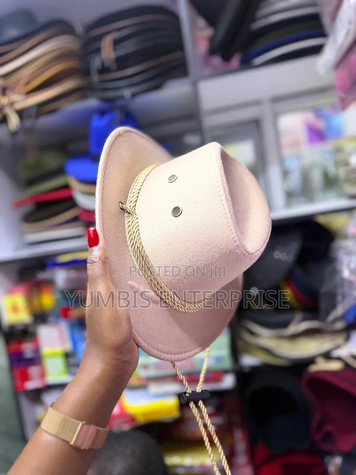 Beige Kids Cowboy Hat Kids Size