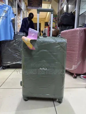 Small Size Jungle Green Rubber Unbreakable Suitcase