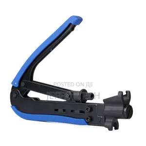 Rg59 Rg6 Rg11 Cable F-Connector Compression Tool / Blue and Black Plas