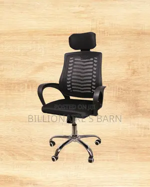 Stylish Secretarial Mesh Chair | Scratch-Resistant Finish