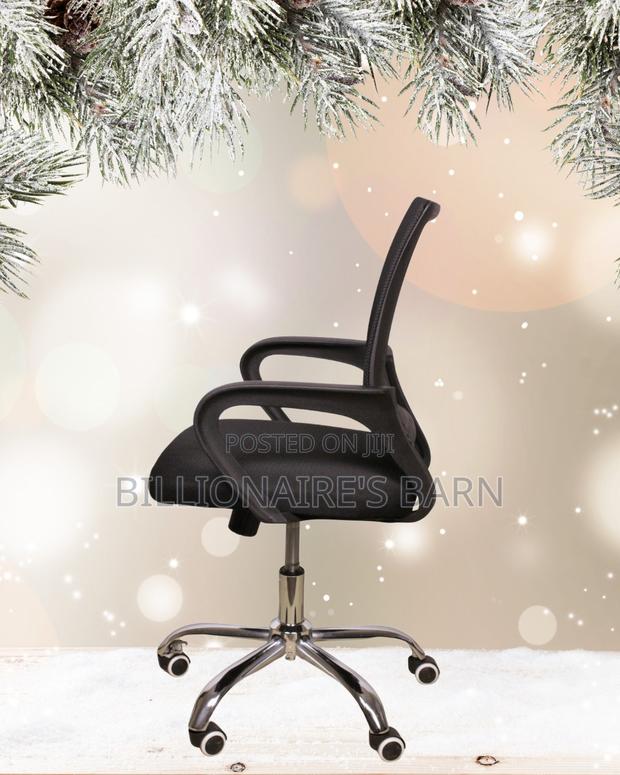 Orthopedic Secretarial Mesh Office Chair | Padded Armrests