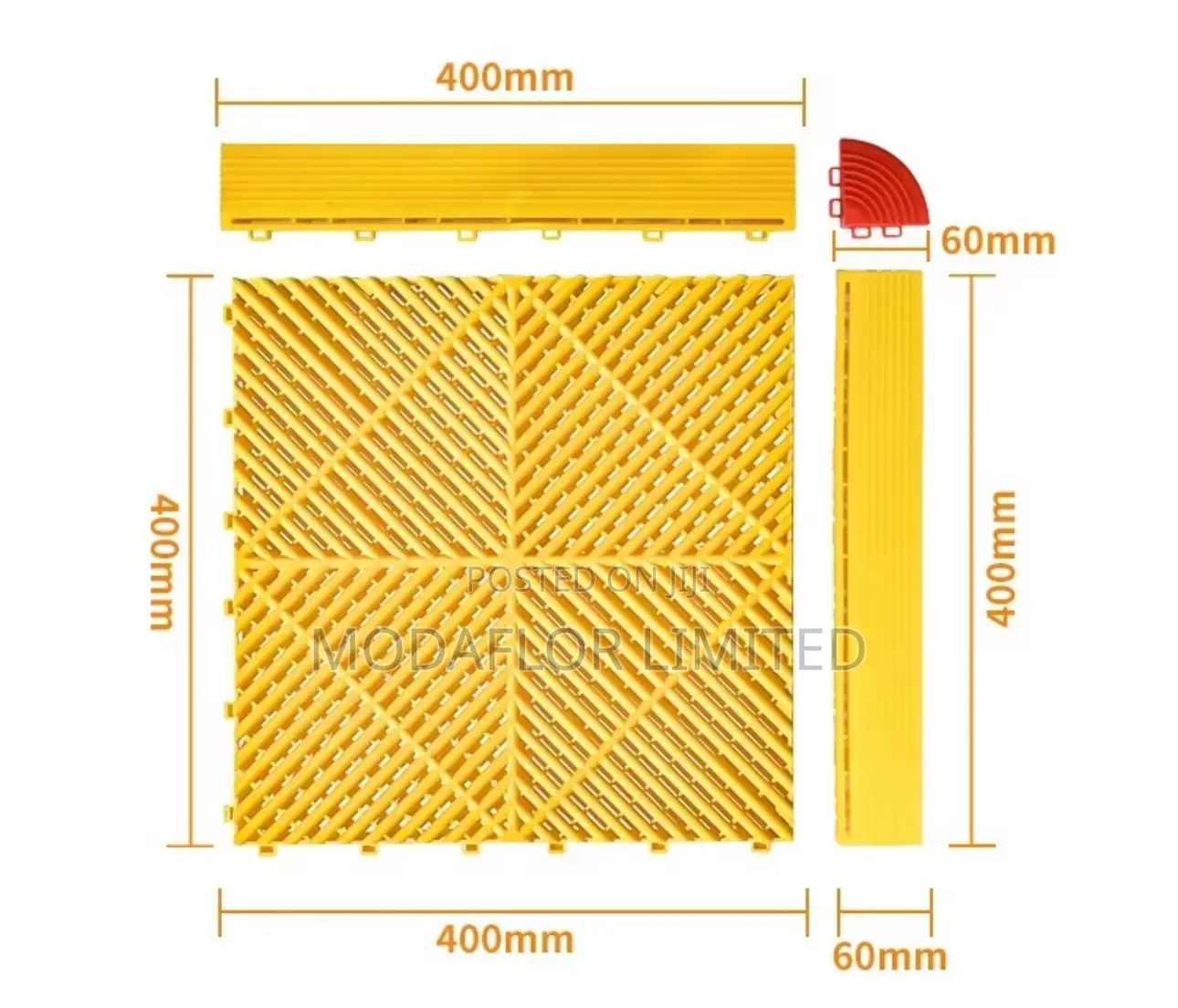 Heavy-Duty Interlocking Rubber Tiles for Garage Floors