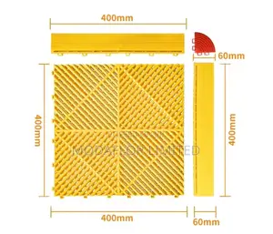 Heavy-Duty Interlocking Rubber Tiles for Garage Floors